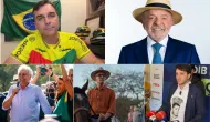 Lula lidera disputa com 43%, mas Fl�vio Bolsonaro aumenta vantagem para 37,4% e reduz dist�ncia