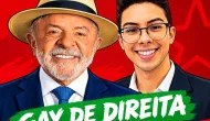 Candidato gay da direita abandona Fl�vio Bolsonaro e decide apoiar Lula ap�s receber poucos votos