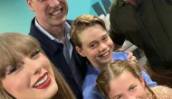 Pr�ncipe William revela que tentou tirar Travis Kelce da selfie com Taylor Swift, mas jogador reage com humor