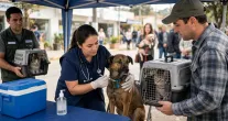 C�es e gatos de Quer�ncia t�m vacina��o gratuita contra raiva neste s�bado