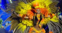 Ex-BBBs e cunh�s: bastidores da prepara��o para o Festival de Parintins