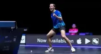 Hugo Calderano fica em segundo lugar no torneio de t�nis de mesa na Eslov�nia