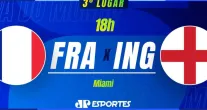 Fran�a e Inglaterra brigam pelo 3� lugar da Copa do Mundo