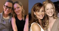 Jennifer Garner e Judy Greer s�o vistas no set do novo filme 'De Repente 30'