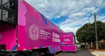 Carreta odontol�gica gratuita atende mulheres em Ara�atuba