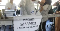 S�o Paulo aplica mais de 795 mil vacinas contra sarampo