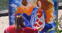 Artista brasileira exp�e na It�lia obras criadas com a natureza