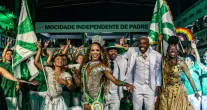 Gaby Mendes vira rainha de bateria da Mocidade e realiza sonho de inf�ncia