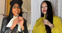 Rihanna reage com uma palavra a v�deo de EJ Johnson sendo barrada no hotel