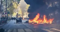 Caos e viol�ncia tomam Fran�a ap�s protestos contra custo de vida