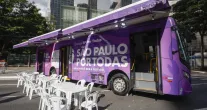 �nibus do Governo de SP leva ajuda e prote��o gratuita para mulheres em Batatais
