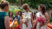 Maeve Jinkings celebra o casamento de Las e Ceclia em 'Vale tudo': 'No paro de receber mensagens'