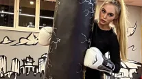 Ex-miss agora � criadora do Playboy e sonha em ser boxeadora profissional