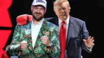 Tyson Fury quer que Donald Trump o leve no pesco�o para luta com Anthony Joshua