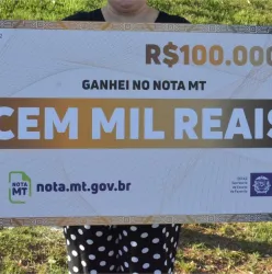 Mais de 10 mil pessoas foram sorteadas pelo Nota MT em 2025
