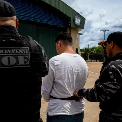 Acusado de matar sargento da PM � transferido para pris�o de Cuiab� para responder pelo crime