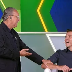 Galv�o Bueno anuncia Juninho Paulista como comentarista do SBT e da N Sports para a Copa do Mundo da FIFA de 2026