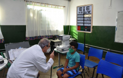 Projeto lançado em 2019 pela gestão Emanuel Pinheiro atendeu 63 estudantes com exames de optometria