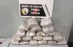 Força Tática prende quatro pessoas e apreende 20 tabletes de maconha em Várzea Grande