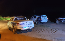 Polcia Civil prende autores de homicdio de trabalhador de fazenda em Paranatinga