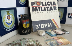 Polcia Militar prende homem por trfico de drogas