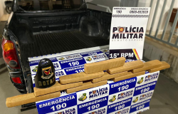 Polcia Militar prende casal por trfico e apreende 27 quilos de entorpecentes