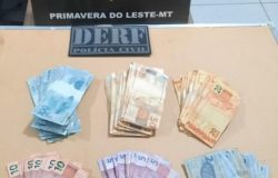 Polcia Civil prende investigado por trfico em flagrante com R$ 6,5 mil e 43 cestas bsica