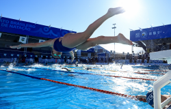 Ana Vieira, Kaique Alves e Kayky Mota voam na piscina, conquistam ndice para o Mundial e brilham no Finkel de Natao