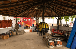 Corpo de Bombeiros recebe equipamentos para reforo ao combate a incndios florestais