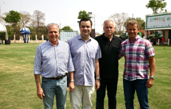 Ministro da Agricultura e Pecuria em exerccio, Roberto Perosa visita 61  Expo Rio Preto SICREDI, no interior de So Paulo