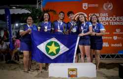 Seleo do Mato Grosso faz histria na Copa das Federaes de Beach Tennis