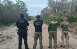 Trs pessoas so presas durante ao de combate ao garimpo ilegal em Terras Indgenas no MT