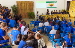 EE Maria Esther realiza seminrio estudantil com o protagonismo dos jovens no Campo