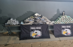 Polcia Militar apreende 270 quilos de entorpecentes em Vrzea Grande