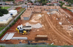 Em Barra do Garas, obra do SER Famlia Criana avana com a etapa estrutural