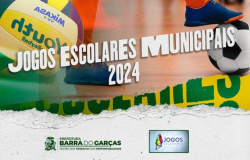 Abertura dos Jogos Escolares Municipais 2024 ser nesta sexta-feira (05), no Ginsio Arnaldo Martins