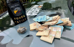 Bandidos so presos ao tentarem subornar policiais militares com R$ 10 mil para evitar deteno