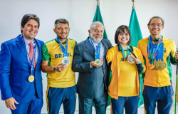 Lula recebe medalhistas das melhores campanhas do País na história do Pan e do Parapan