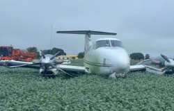 Avio da famlia Maggi sofre acidente durante pouso em fazenda na regio do Araguaia