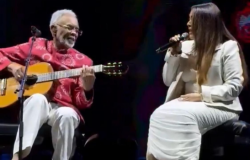 Gilberto e Preta Gil cantam 'Dro' em show em So Paulo
