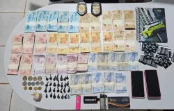 Mulher  presa pela Polcia Civil por trfico de drogas