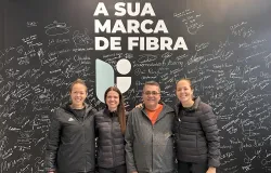 Gmeas do vlei Michelle e Monique escolhem a Fibra Fisio em Brusque para tratamento de alta performance