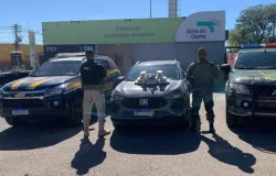 Gefron apreende drogas e veculo avaliados em R$ 135 mil em Vrzea Grande