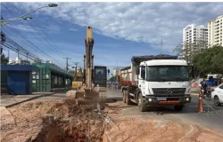 Obra do Sistema BRT ter interdies parciais na prxima semana