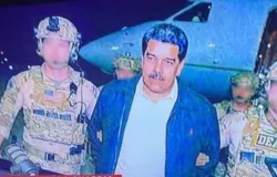 Nikolas e Eduardo Bolsonaro publicam foto que seria de Maduro preso