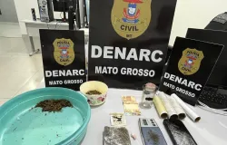 Pol�cia Civil prende dois por tr�fico de drogas em Cuiab�
