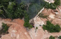 Batalh�o Ambiental da PM desmantela segundo garimpo irregular nesta semana em Mato Grosso