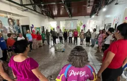 Roda de conversa re�ne idosos para compartilhar mem�rias e experi�ncias sobre os rios de Cuiab�