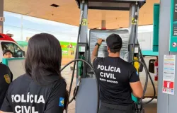 Pol�cia Civil e MPE fiscalizam postos de combust�veis em Confresa e regi�o