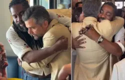 L�zaro Ramos encontra Wagner Moura em Los Angeles antes do Oscar 2026